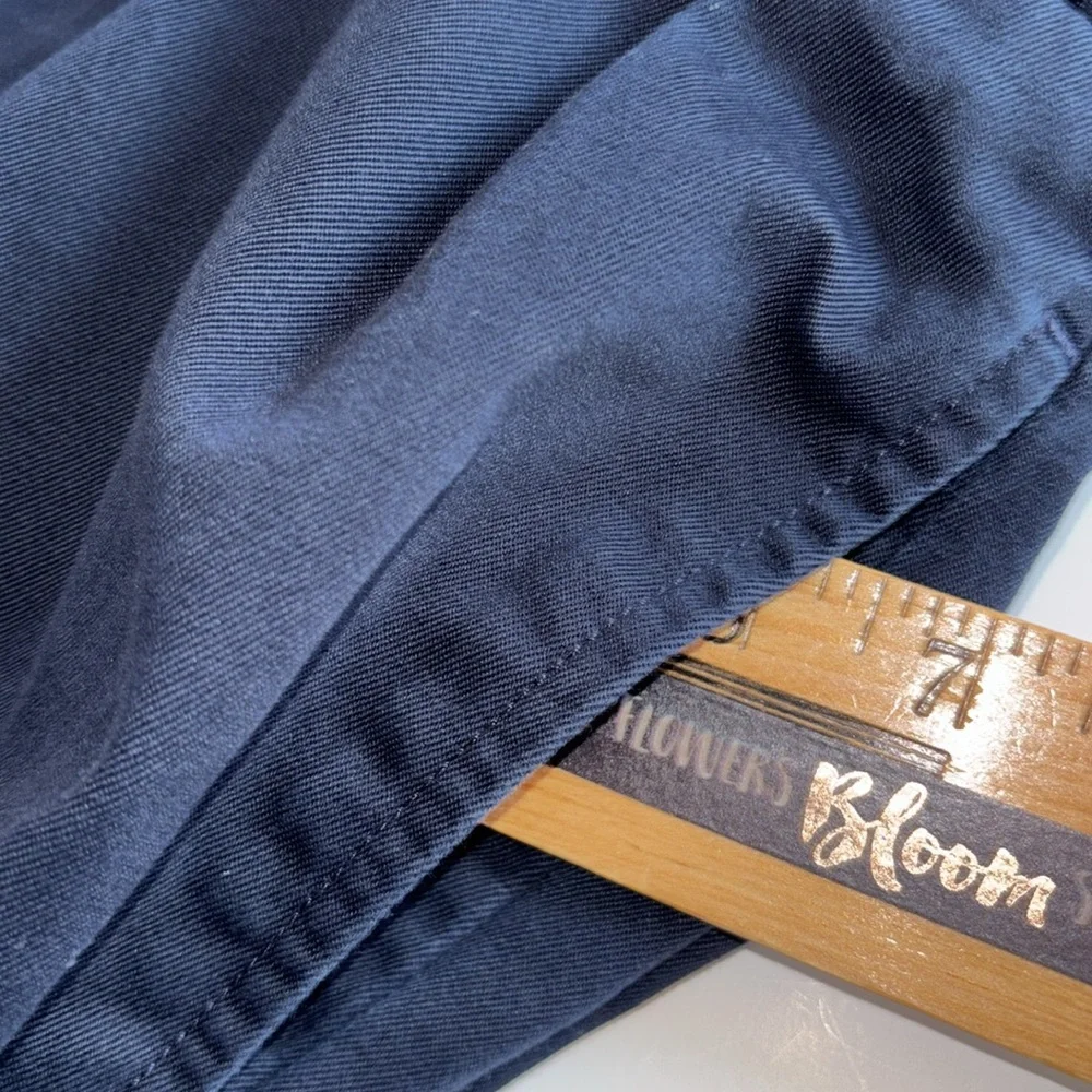 Polo Ralph Lauren 36R Pleated Dress Pant Ralph Lauren 36 Navy Cotton pants